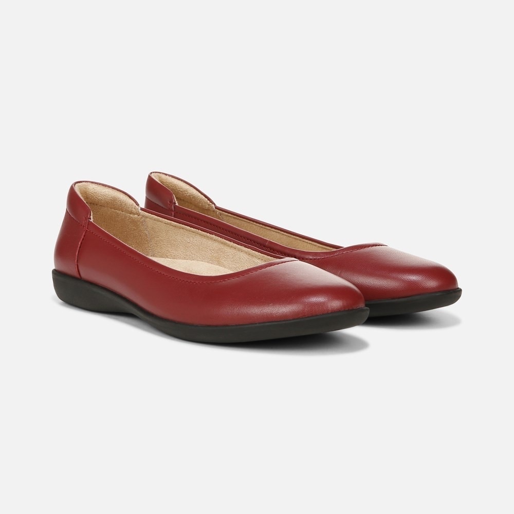 ❌SOLD❌ Naturalizer | 🍒Red Leather Flexy Flat (Wide)